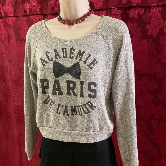 Modern Lux Heather Gray Sweatshirt - Picture 1 of 7